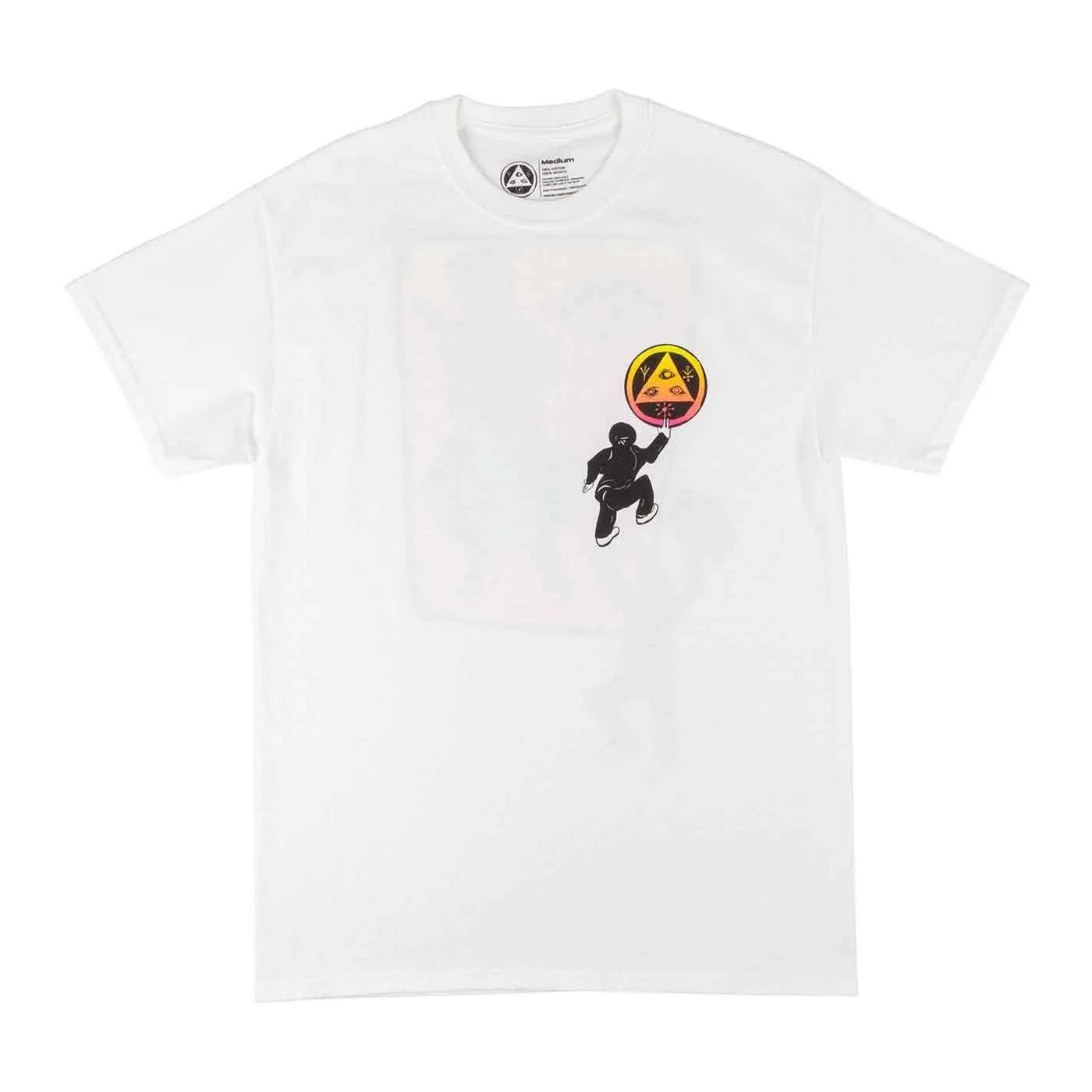 Welcome Skateboards - Peep This T-Shirt White