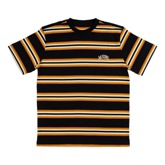 Welcome Skateboards - Thelema Stripe T-Shirt - Black Earth