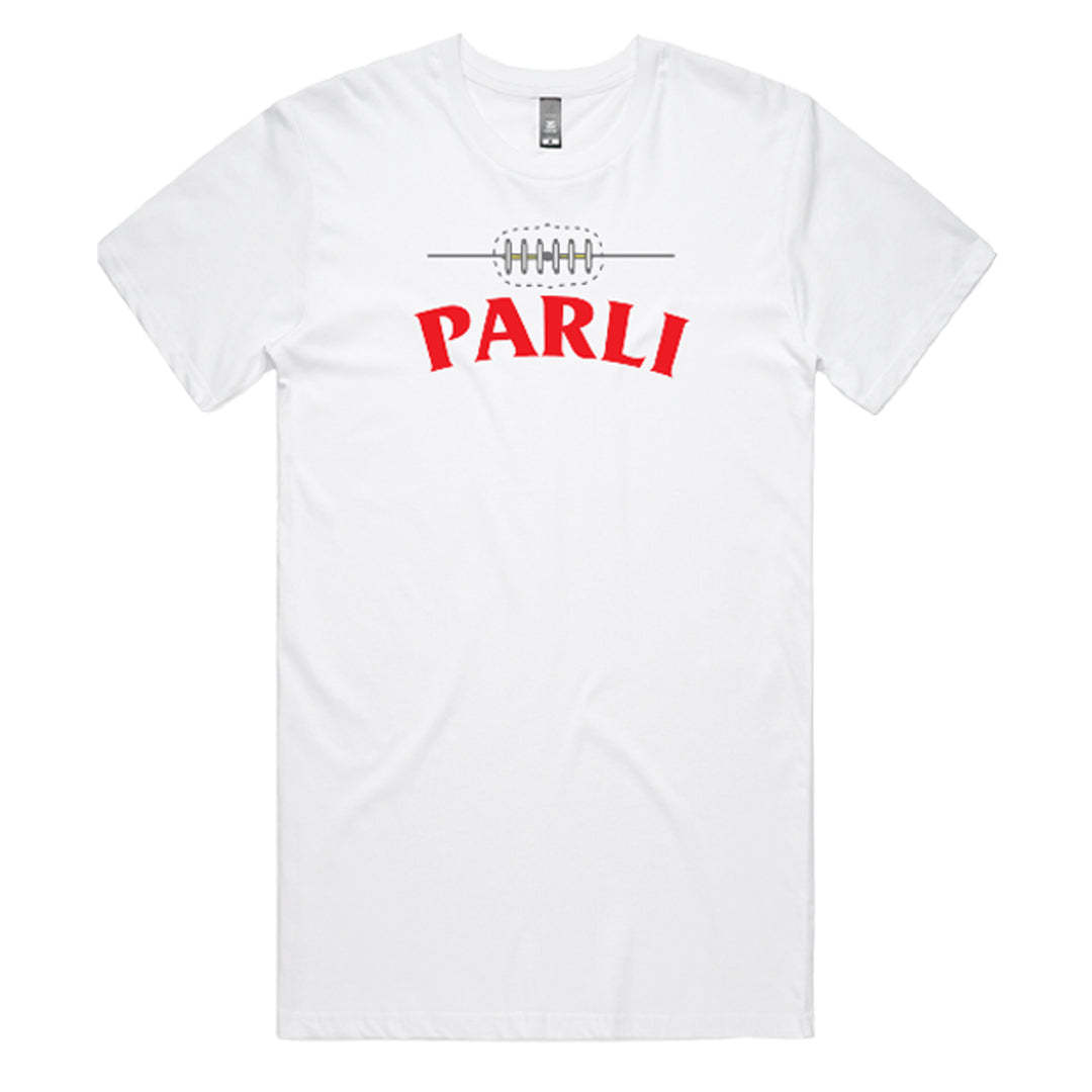Parliament - Lace Logo Tee - White