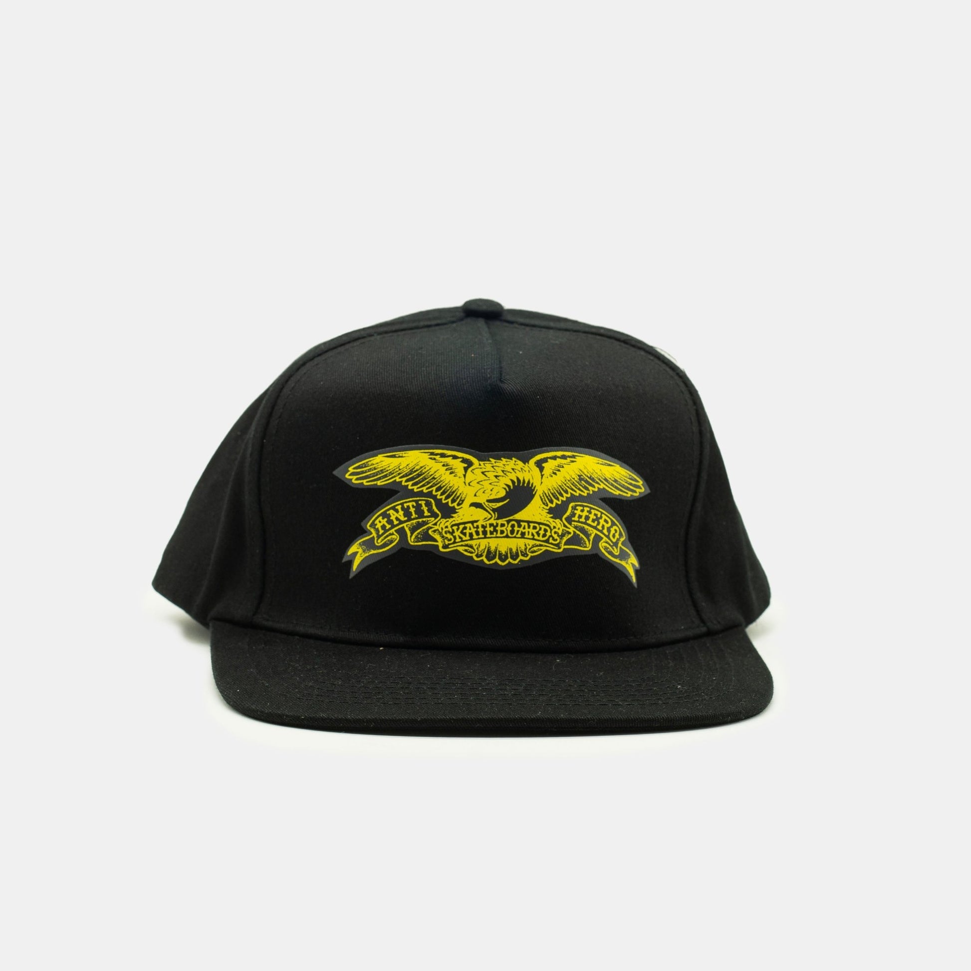 Anti-Hero - Basic Eagle Hat - Black / Yellow - Parliamentskateshop