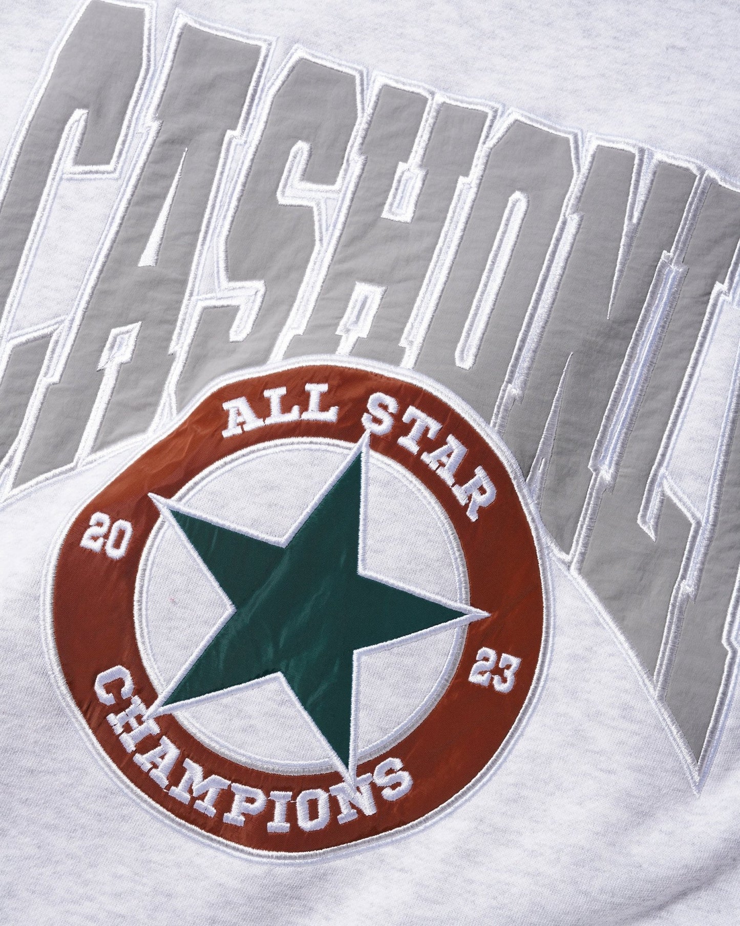 Cash Only - Allstar Applique Crewneck - (Ash Grey) - Parliamentskateshop