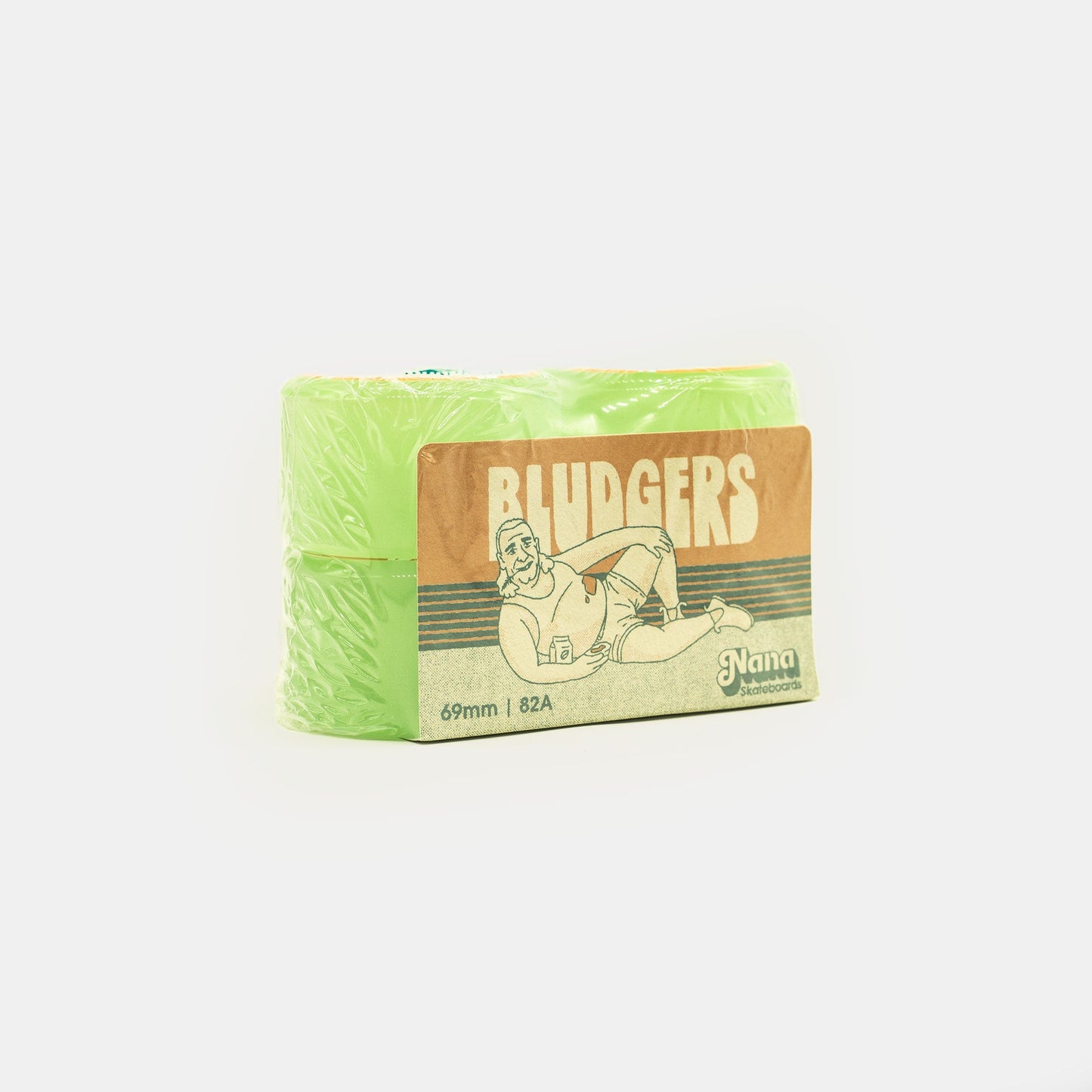 NANA Wheels - 69mm Bludgers - Lime Cooler - Parliamentskateshop