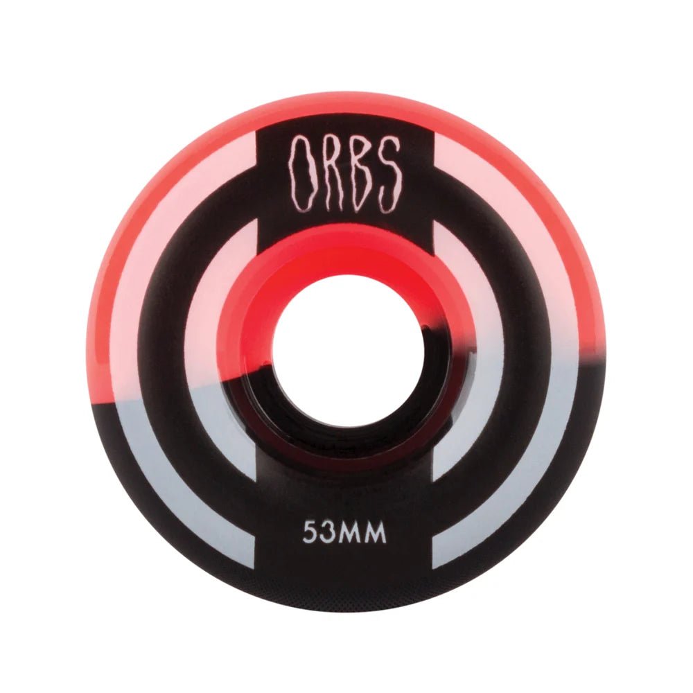 Orbs - Apparitions Splits - 53mm Neon Coral/Black - Parliamentskateshop