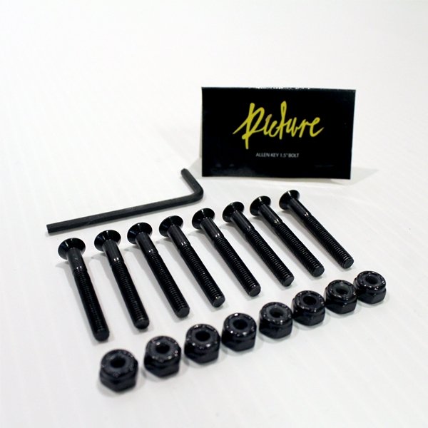 Picture Wheel Co - 1.5" inch Allen Key set of bolts - Parliamentskateshop