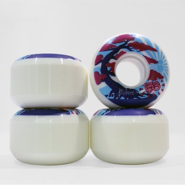 Picture Wheel Co - 80A Soft Street "Kushi" Wheels 56mm - Parliamentskateshop