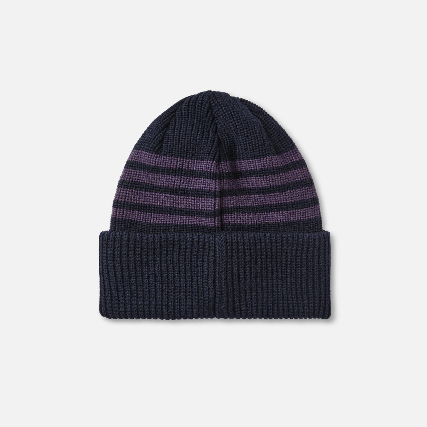 Polar Skate co. - Stripe Merino Beanie - ( Navy / Purple ) - Parliamentskateshop