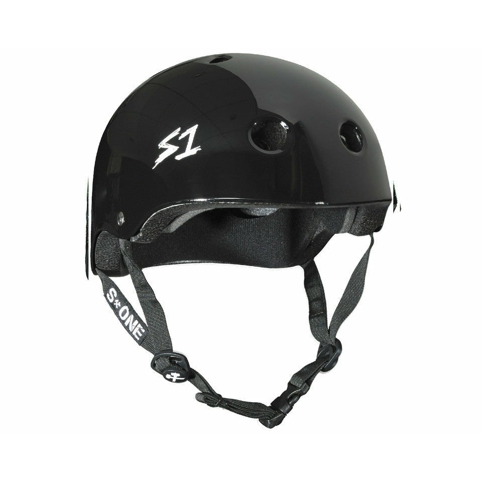 S-ONE Helmets - Gloss Black - Parliamentskateshop
