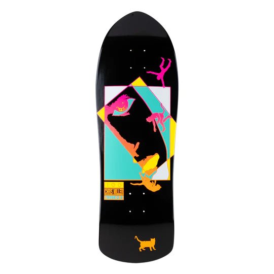 Welcome Skateboards - Miller Faces on Crossbone - Black Dip (10.0") - Parliamentskateshop