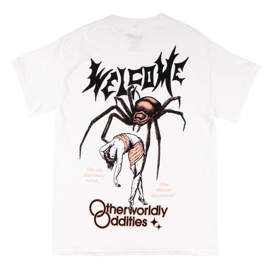 Welcome Skateboards - Widow Tee (White) - Parliamentskateshop