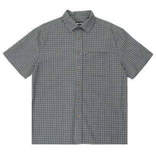 Pass~Port - Workers Check Shirt Short-Sleeve Grey