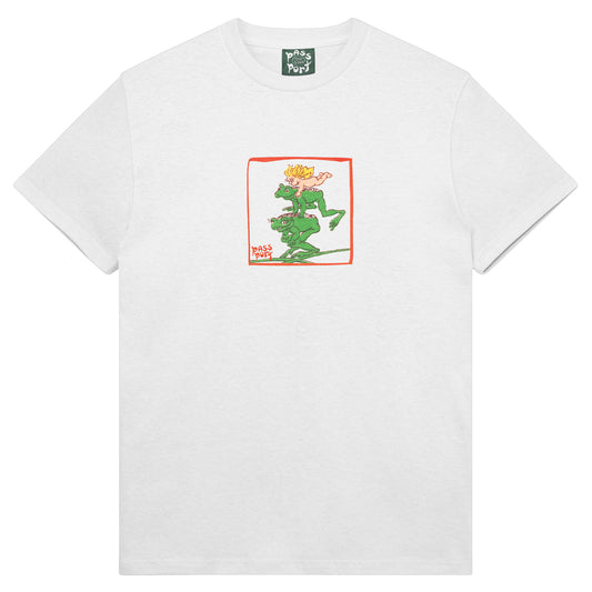Pass~Port - Leap Frog Tee White