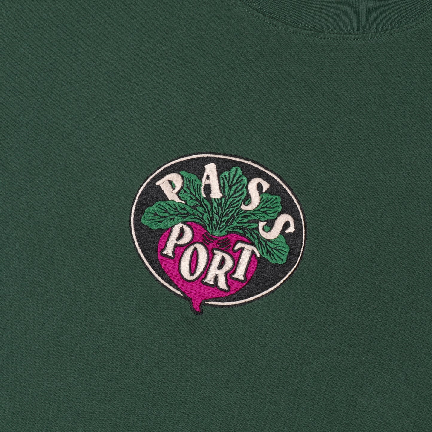 Pass~Port - Radish Tee - Forest Green