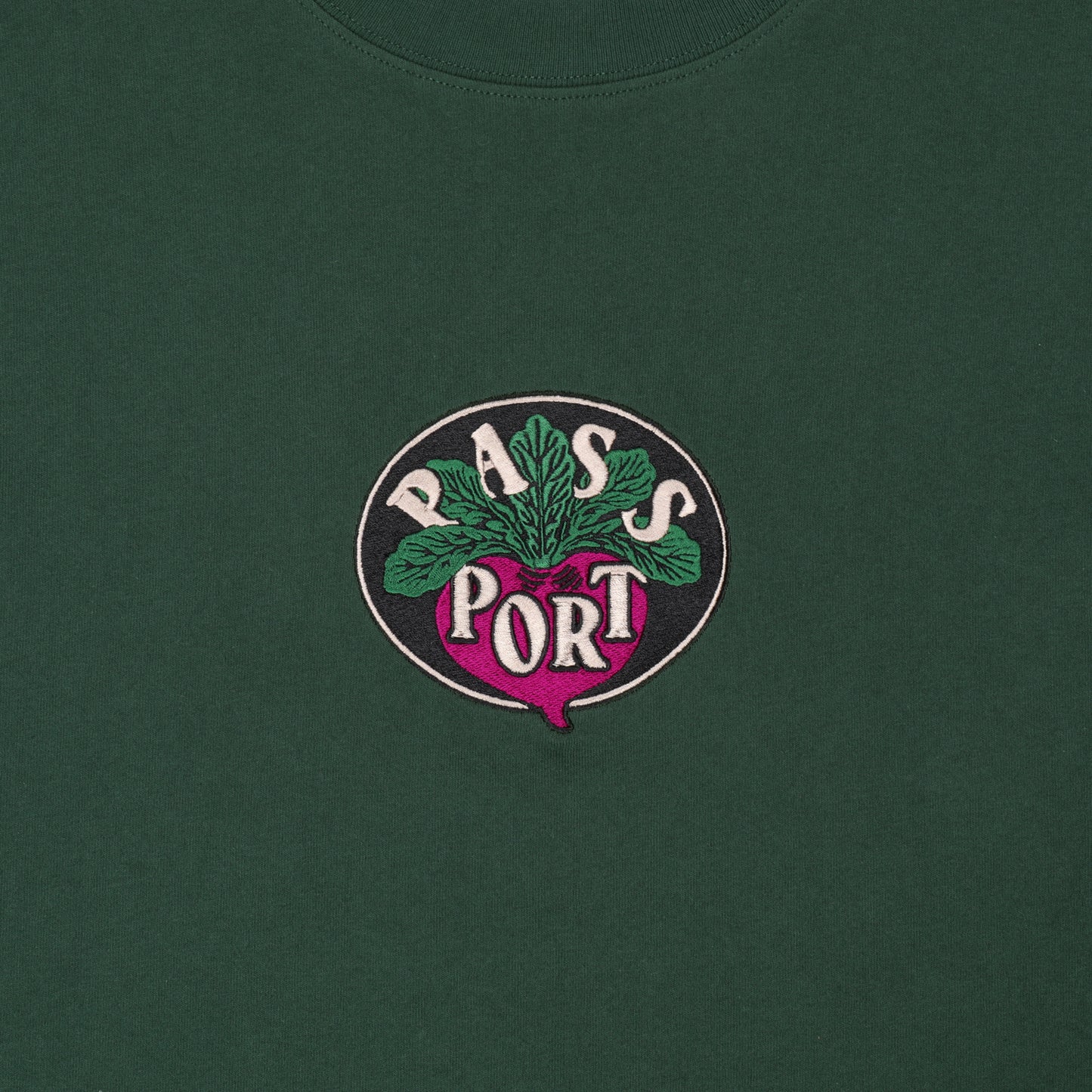 Pass~Port - Radish Tee - Forest Green