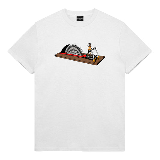 Pass~Port - Keep Running Tee - White