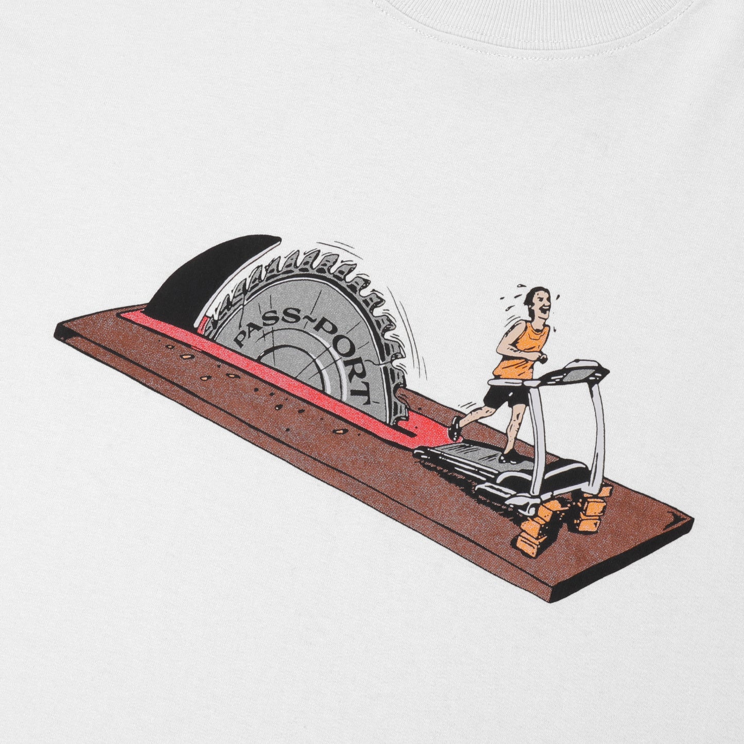 Pass~Port - Keep Running Tee - White