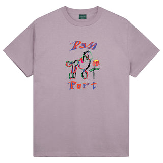 Pass~Port - Poodle Organic Tee Dusty Lilac