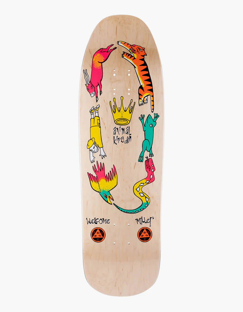 Welcome Skateboards - ANIMAL KINGDOM ON GAIA NATURAL 9.6"