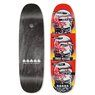 Black Label - Omar Hassan "NEVER STOP" 9.25" Black Widow Shape SHoF Edition
