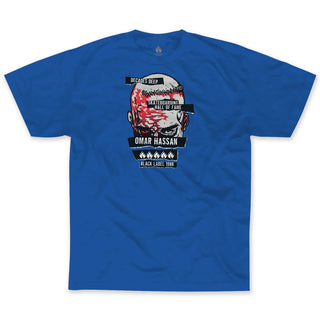 Black Label - Omar Hassan "NEVER STOP" SHoF T-Shirt Royal Blue