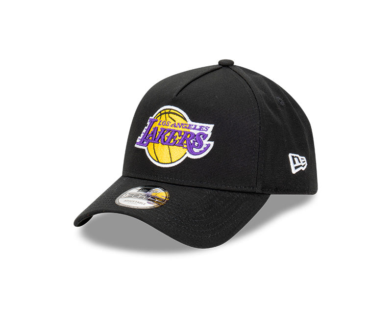 New Era - Los Angeles Lakers Black Official Team 9FORTY A-Frame Snapback