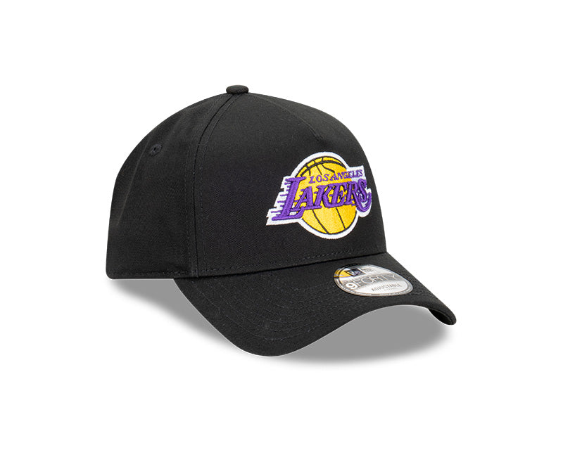 New Era - Los Angeles Lakers Black Official Team 9FORTY A-Frame Snapback