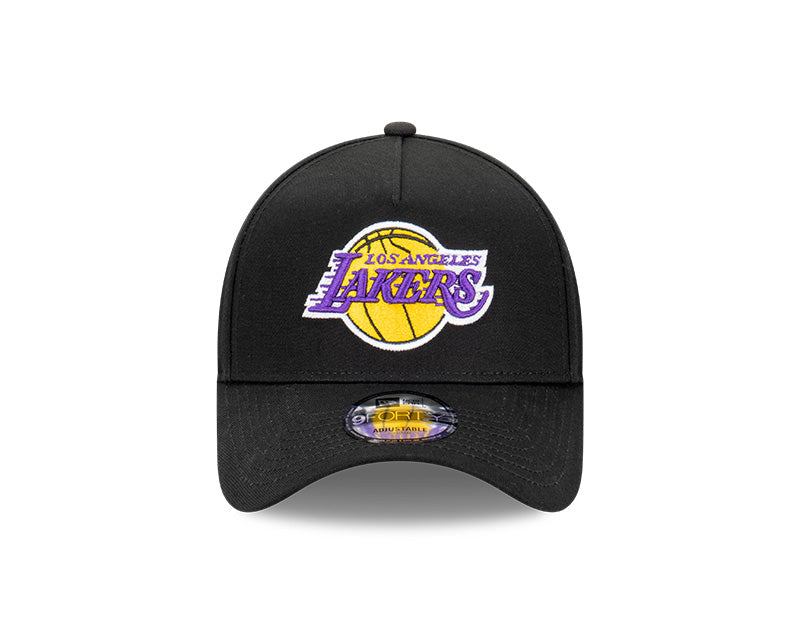 New Era - Los Angeles Lakers Black Official Team 9FORTY A-Frame Snapback