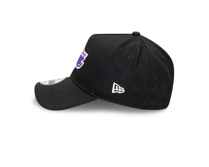 New Era - Los Angeles Lakers Black Official Team 9FORTY A-Frame Snapback