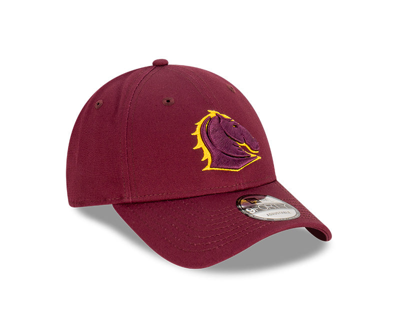 New Era -  Brisbane Broncos Official Team Colours 9FORTY Cloth Strap