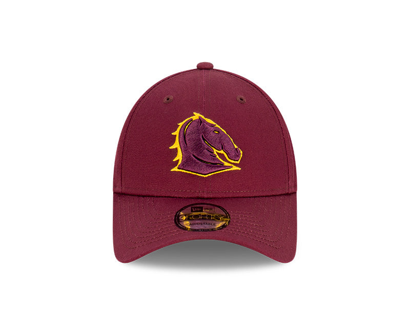 New Era -  Brisbane Broncos Official Team Colours 9FORTY Cloth Strap