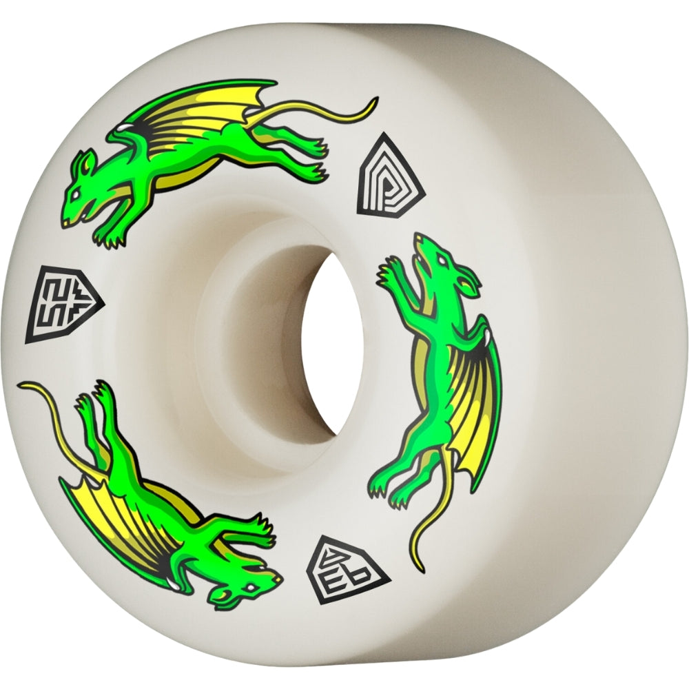 Powell Peralta Wheels | DF Nano Rat - Dragon Formula 52mm x 34mm x 93A