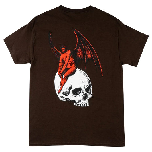 Welcome Skateboards - Nephilim T-Shirt - Dark Chocolate