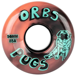 Orbs Wheels - Pugs - Soft 85D 56mm - Black/Coral