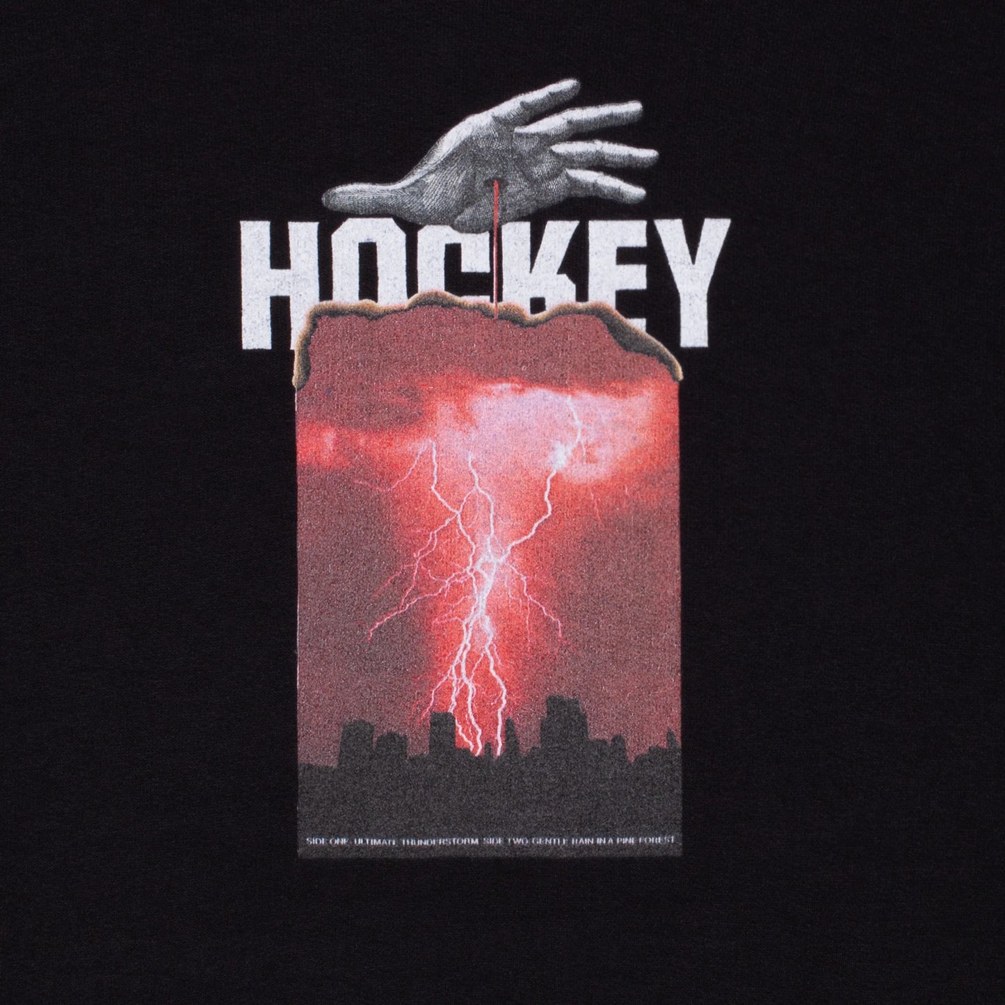 Hockey - Side One Hooded Jumper - Black