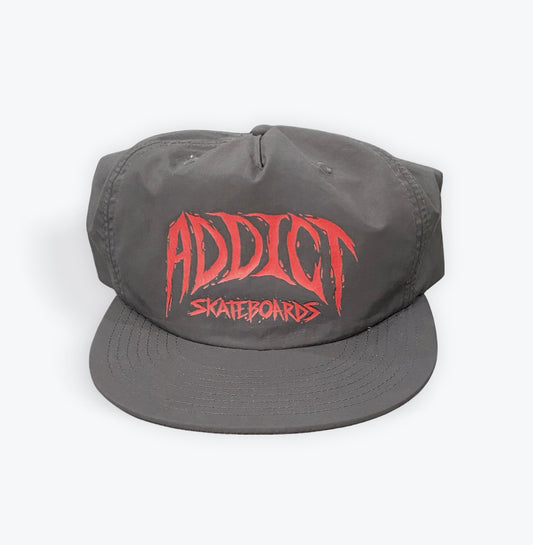 Addict Skateboards hat - Black / Red