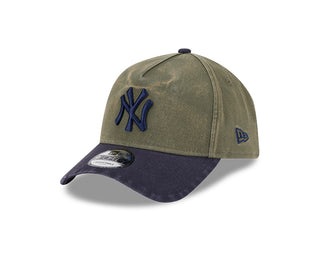 New Era - New York - 9FORTY - Olive Navy Washed