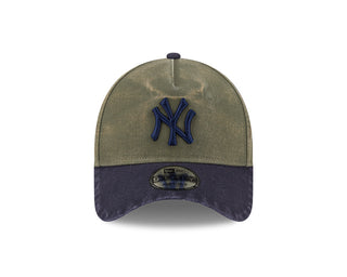 New Era - New York - 9FORTY - Olive Navy Washed