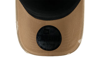 New Era - New York Yankees - Applique Distressed 9FORTY Snapback Beige Khaki