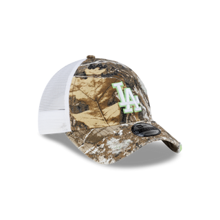 New Era - Los Angeles Real Tree Distressed Trucker (Green) Snapback 9TWENTY