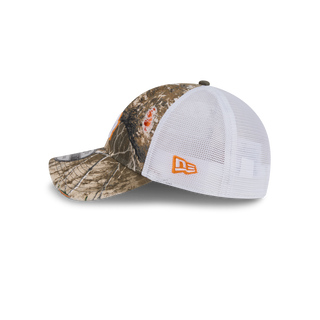 New Era - Los Angeles Real Tree Distressed Trucker (Orange) Snapback 9TWENTY