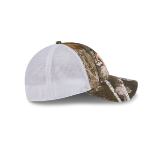 New Era - Los Angeles Real Tree Distressed Trucker (Orange) Snapback 9TWENTY