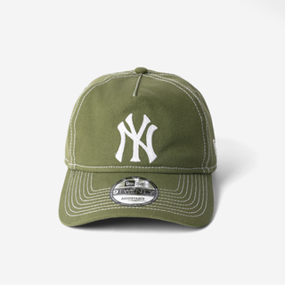 New Era - New York Contrast Canvas Olive Snapback 9TWENTY