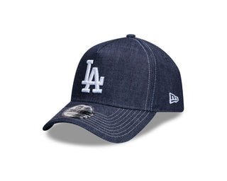 New Era - Los Aageles 9FORTY A-Frame Navy Denim Contract Stitching
