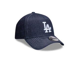New Era - Los Aageles 9FORTY A-Frame Navy Denim Contract Stitching