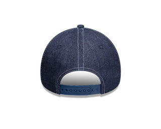 New Era - Los Aageles 9FORTY A-Frame Navy Denim Contract Stitching