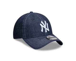 New Era - New York Yankees 9TWENTY Adjustable Navy Denim Contract Stitching