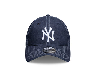 New Era - New York Yankees 9TWENTY Adjustable Navy Denim Contract Stitching
