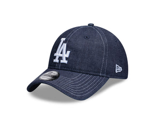 New Era - Los Aageles 9TWENTY Adjustable Navy Denim Contract Stitching