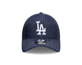 New Era - Los Aageles 9TWENTY Adjustable Navy Denim Contract Stitching