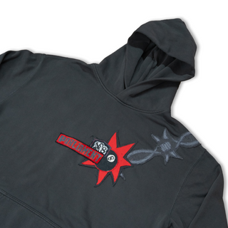 Parliament x Apartment.No8 - "8-BALL" Custom one of one hooded jumper