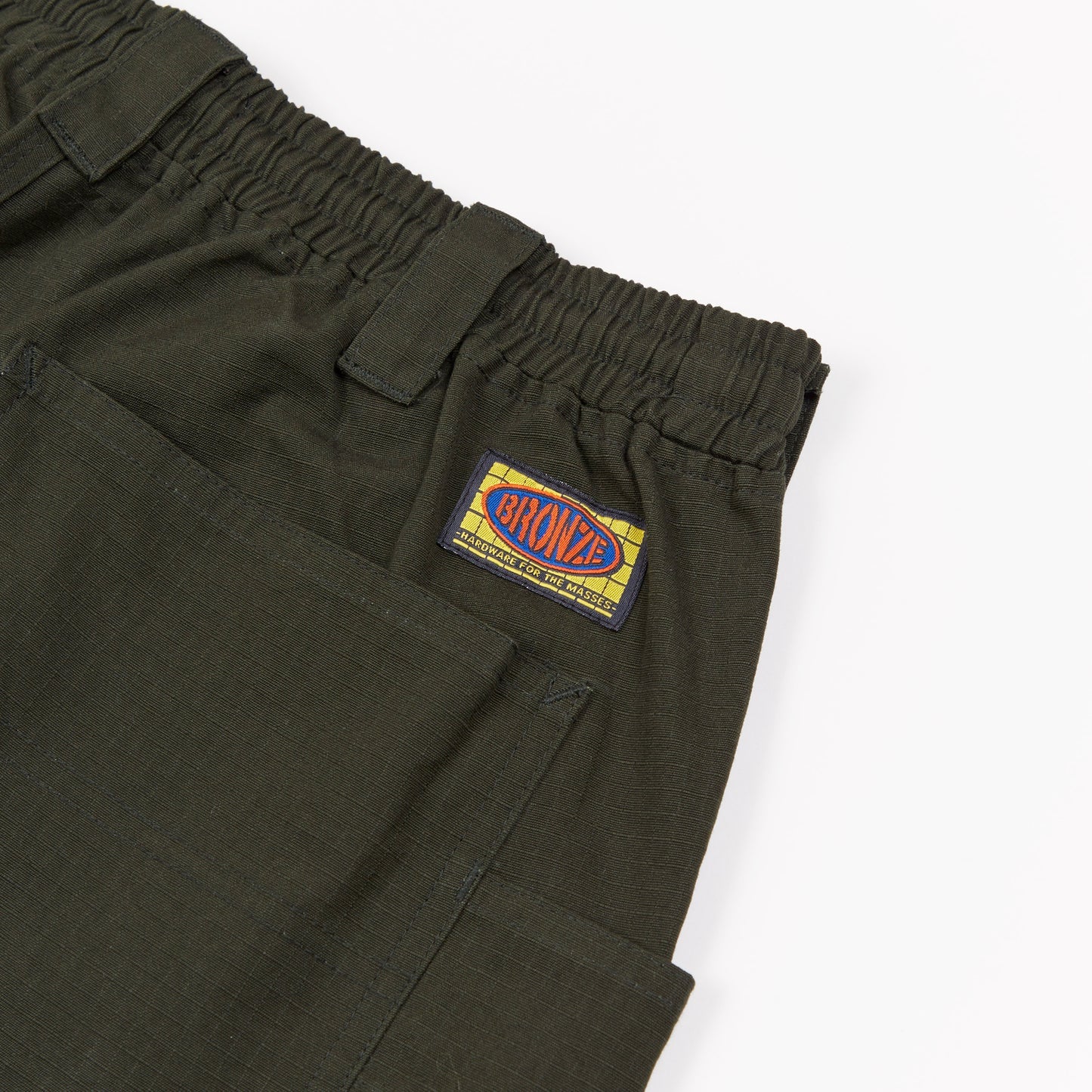 Bronze 56K - Ripstop Karpenter Pants - Olive
